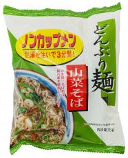 【４袋セット】 どんぶり麺・山菜そば 78g×4