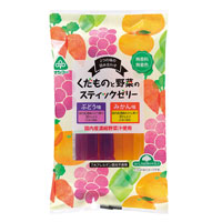 サンコー くだものと野菜のスティックゼリー 192g（16g×12）