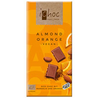 ichoc（アイチョコ） オーガニックチョコ アーモンド ＆ オレンジ／80g