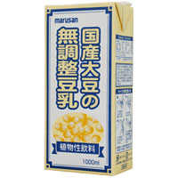 マルサン 国産大豆の無調整豆乳 1000ml