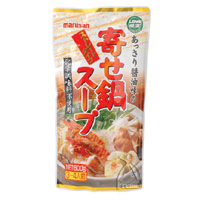 マルサン あっさりしょうゆ味の寄せ鍋スープ 600g