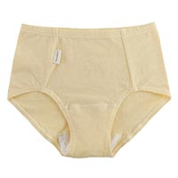 ナチュラムーン オーガニックコットンサニタリーショーツ 昼用 イエロー/M-L