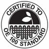 Certified to OE100 Standardのロゴマーク