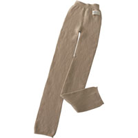 ナチュラルスタイル 無縫製カシミヤロングレギンス カシミヤベージュ／フリーサイズ