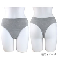 ナチュラルスタイル organic garden （オーガニックガーデン） Tバックショーツ グレー／Ｍ