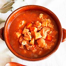 ごろごろ野菜のミネストローネ風