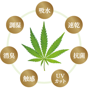 ヘンプは高温多湿の日本に最適の生地