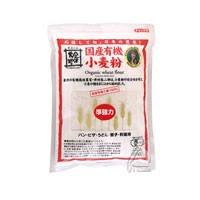 金沢大地 国内有機小麦粉 （準強力粉） 500g