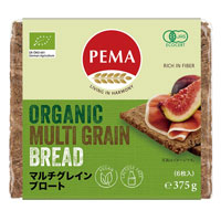 ミトク PEMA（ペーマ）有機全粒ライ麦パン  マルチグレインブロート／375g（6枚入）