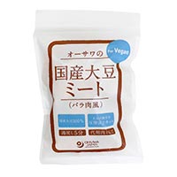 オーサワの国内産大豆ミート バラ肉風／80g