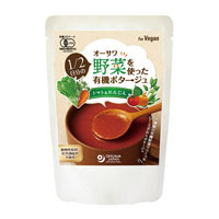 オーサワ 1/2日分の野菜を使った有機ポタージュ トマト&にんじん 140g