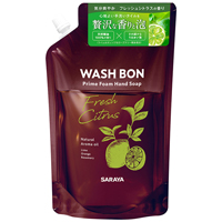 SARAYA（サラヤ） WASH BON（ウォシュボン）泡ハンドソープ フレッシュシトラス／詰替え用500ml