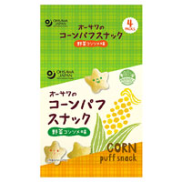 オーサワのコーンパフスナック 野菜コンソメ味／7g×4P