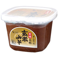 オーサワジャパン 有機立科玄米みそ 650g