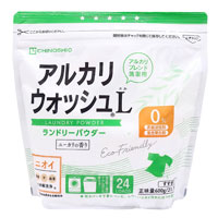 地の塩社 アルカリウォッシュL ランドリーパウダー ユーカリの香り/600g