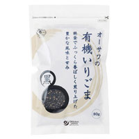オーサワの有機いりごま 黒 80g