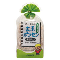 【ケース販売】 オーサワの玄米ポンセン 黒豆入り 8枚×12個