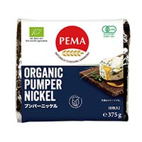 ミトク PEMA（ペーマ）有機全粒ライ麦パン プンパーニッケル／375g(6枚入)