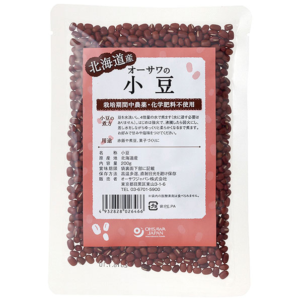 オーサワの国内産小豆 200g