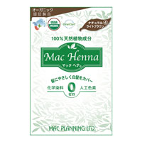 マックヘナ ヘナ ナチュラルライトブラウン‐4 100g