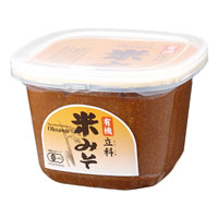 オーサワジャパン 有機立科米みそ 750g