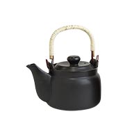 マスタークック けんこう土瓶 黒色（ブラック）小・700ml