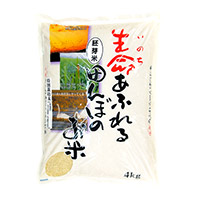 【令和5年産】「生命あふれる田んぼのお米」 ひとめぼれ 胚芽米 4kg