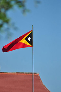 東ティモール　国旗