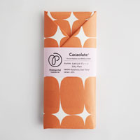 【着物パッケージ】 カカオレート 東ティモール産 なめらかプレーン Cacaolate（R）Origin/Natarbora, East Timor Silky plain 38g