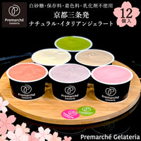 【Premarche Gelateria（ジェラート）】 ＊2023春限定＊春めくプレジェラ 『Assort set（アソートセット）』 6種類×各2個（各90ccカップ）12個入り