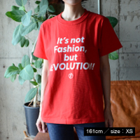 プレマルシェ It's REVOLUTION Tシャツ レッド／ＸＳサイズ