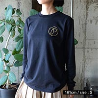 プレマルシェ・ボディバランス・オーガニックコットン・ロングスリーブTシャツ スミクロ／Ｍサイズ