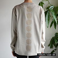 Premarche（プレマルシェ） ボディバランス・オーガニックコットン・ロングスリーブ・復活Tシャツ ベージュ／Ｓサイズ