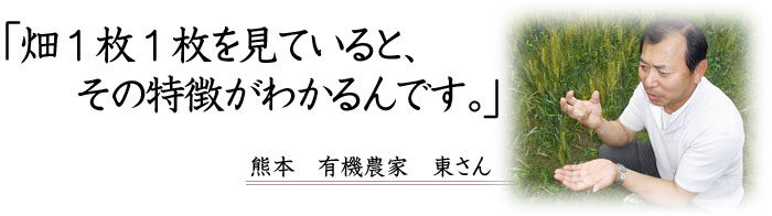 熊本　有機農家　東さん