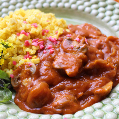 無水!新玉ねぎの精進カレー
