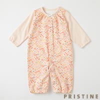 プリスティン ベビー きのこプリント2WAYドレス ピンク／50-70cm