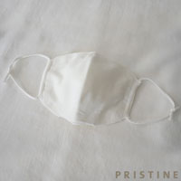 プリスティン 無縫製ニットマスク ホワイト