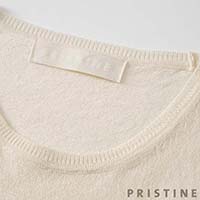 PRISTINE（プリスティン） ペーパーコットンノースリーブ ナチュラル／Mサイズ