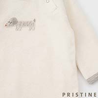 PRISTINE（プリスティン） ベビー パイルダックスカバーオール ナチュラル／70-80cm
