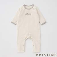 PRISTINE（プリスティン） ベビー パイルダックスカバーオール ナチュラル／70-80cm
