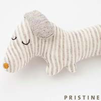 PRISTINE（プリスティン） ベビー ダックスガラガラ グレー