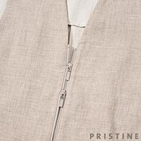 PRISTINE（プリスティン） 刺子 ステッチベスト グレー/Mサイズ
