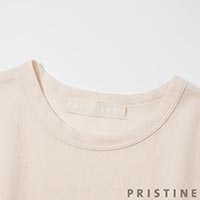 PRISTINE（プリスティン） 鹿の子メッシュTシャツ ナチュラル/Mサイズ