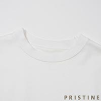 PRISTINE（プリスティン） スムージー天竺半袖プルオーバー ホワイト/Mサイズ