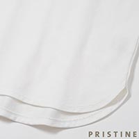 PRISTINE（プリスティン） スムージー天竺半袖プルオーバー ホワイト/Mサイズ