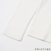 PRISTINE（プリスティン） 追撚フライスタートルネックプルオーバー ホワイト/Mサイズ