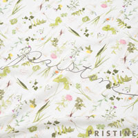 PRISTINE（プリスティン） ROOTSプリントスカーフ ホワイト