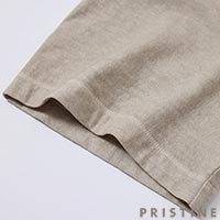 PRISTINE（プリスティン） ReCottonTシャツ(染) ライトグレー/Mサイズ