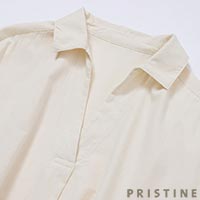 PRISTINE（プリスティン） ReCottonオーバーシャツ ナチュラル/Mサイズ