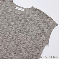 PRISTINE（プリスティン） 爽ヤクレーシーニットベスト グレー/Mサイズ